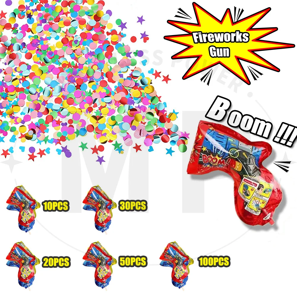 10~100pcs Color Random Streame - Confetti Cannon Tube ulasan dan harga