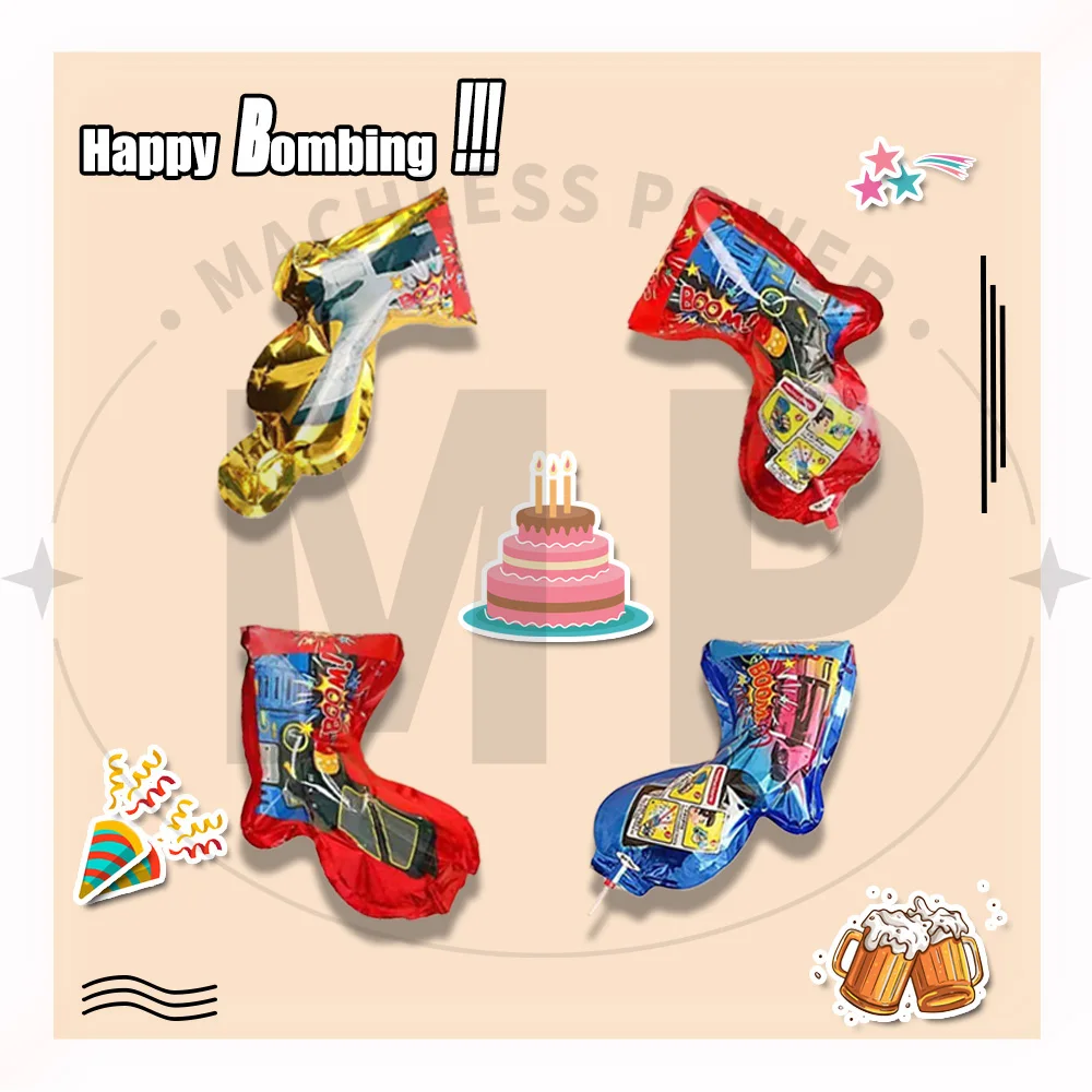 10~100pcs Color Random Streame - Confetti Cannon Tube ulasan dan harga