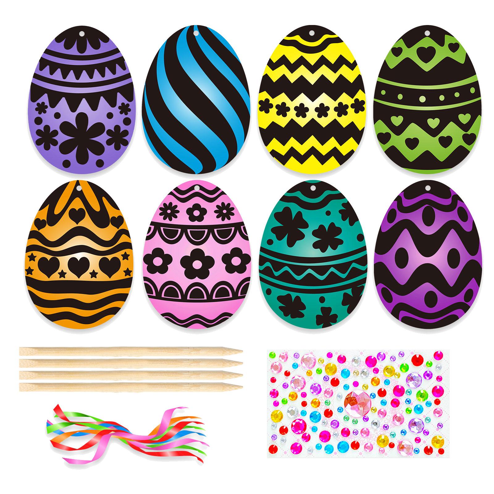 Easter Scratch Art Paper Set f - Papercraft Supply Ribbon ulasan dan harga