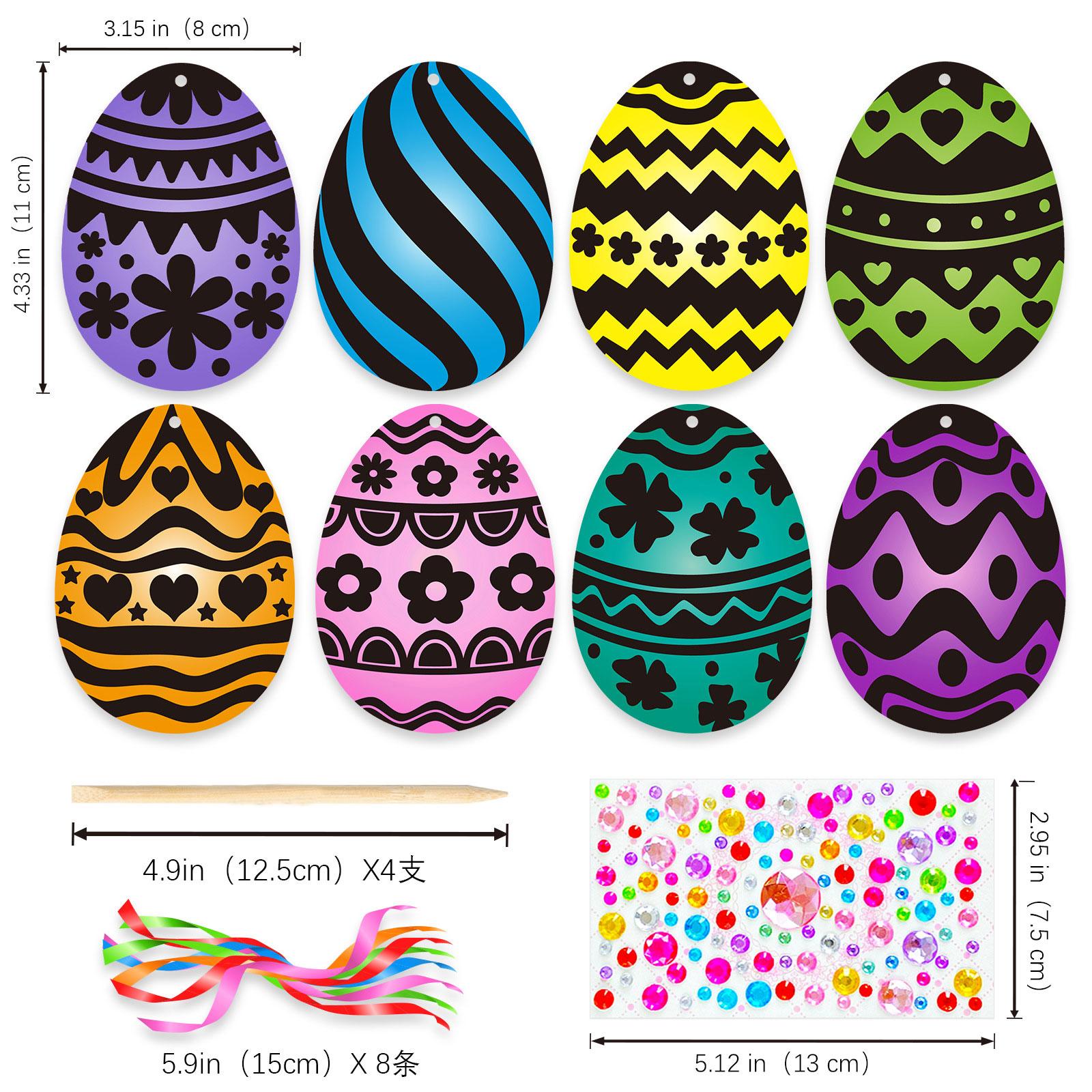 Easter Scratch Art Paper Set f - Papercraft Supply Ribbon ulasan dan harga