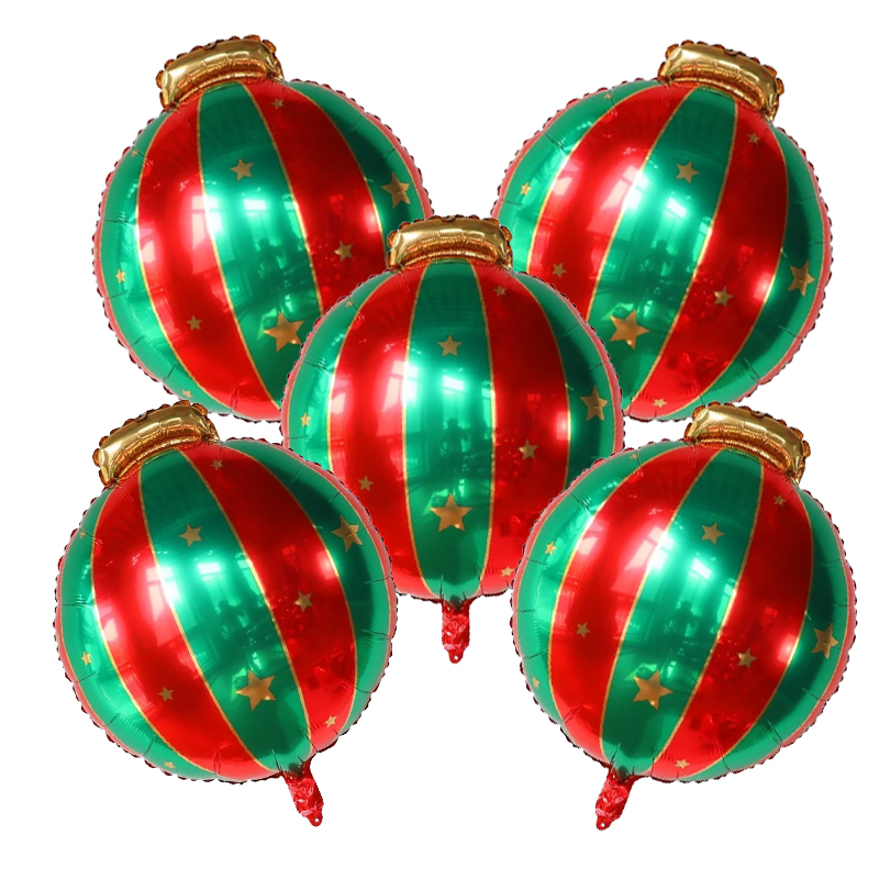 5pcs Red Green Christmas Ball  - Party Event Supply Store ulasan dan harga