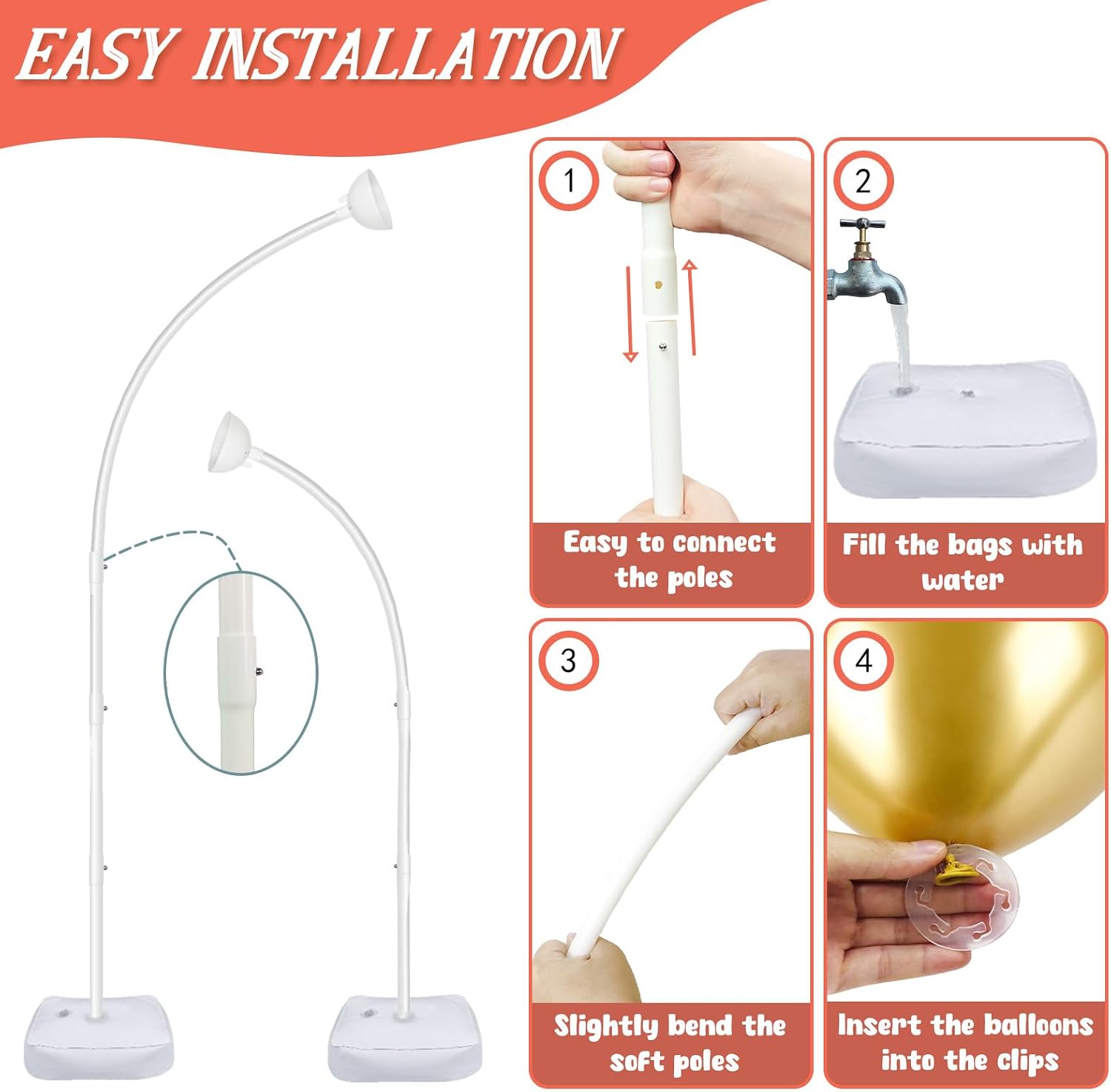 AerWo [Upgraded] Balloon Arch  - Balloon Arch Kit ulasan dan harga