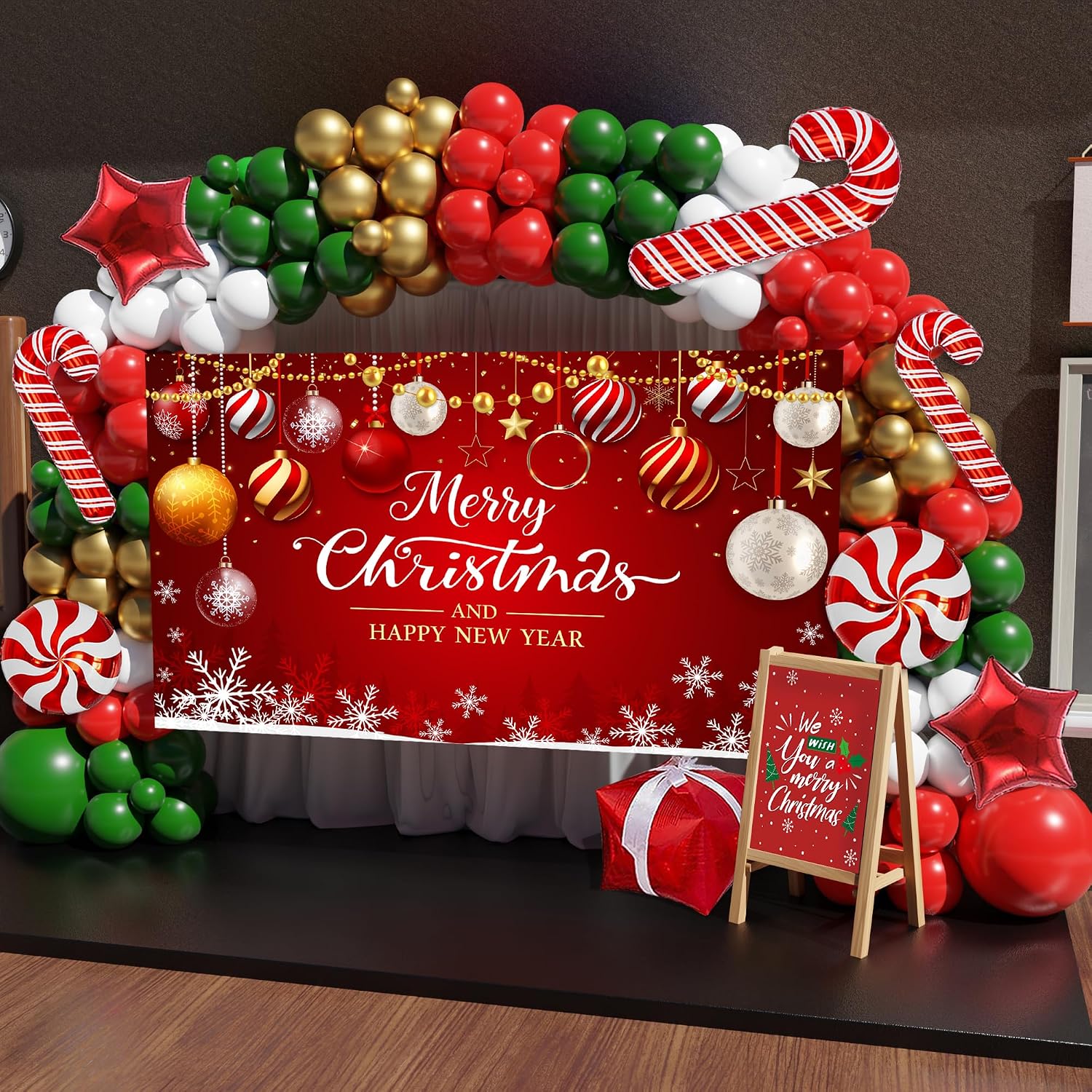 Christmas Balloon Arch Kit, 16 - Balloon Arch Kit ulasan dan harga