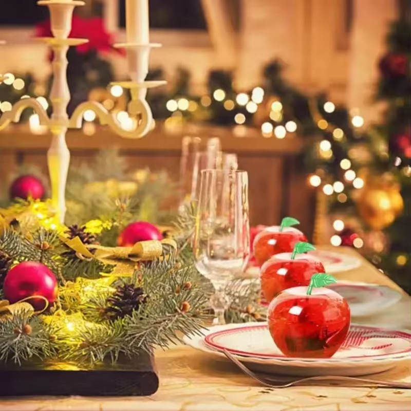 5/10pcs Apple Containers Snow  - Event Party Box ulasan dan harga