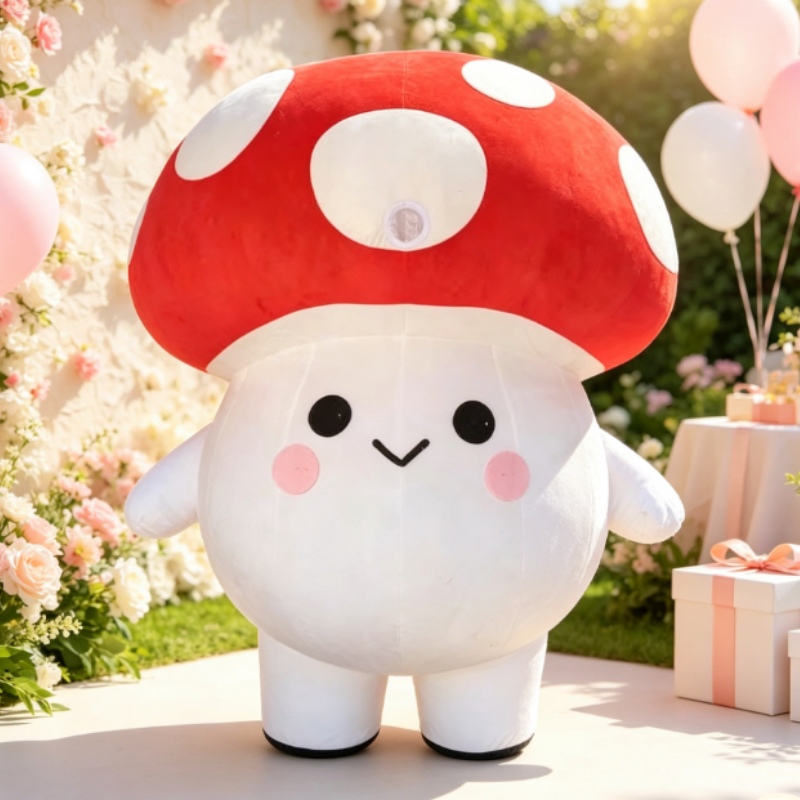 Inflatable Mushroom Mascot Cos - Event & Party Supply Photos ulasan dan harga