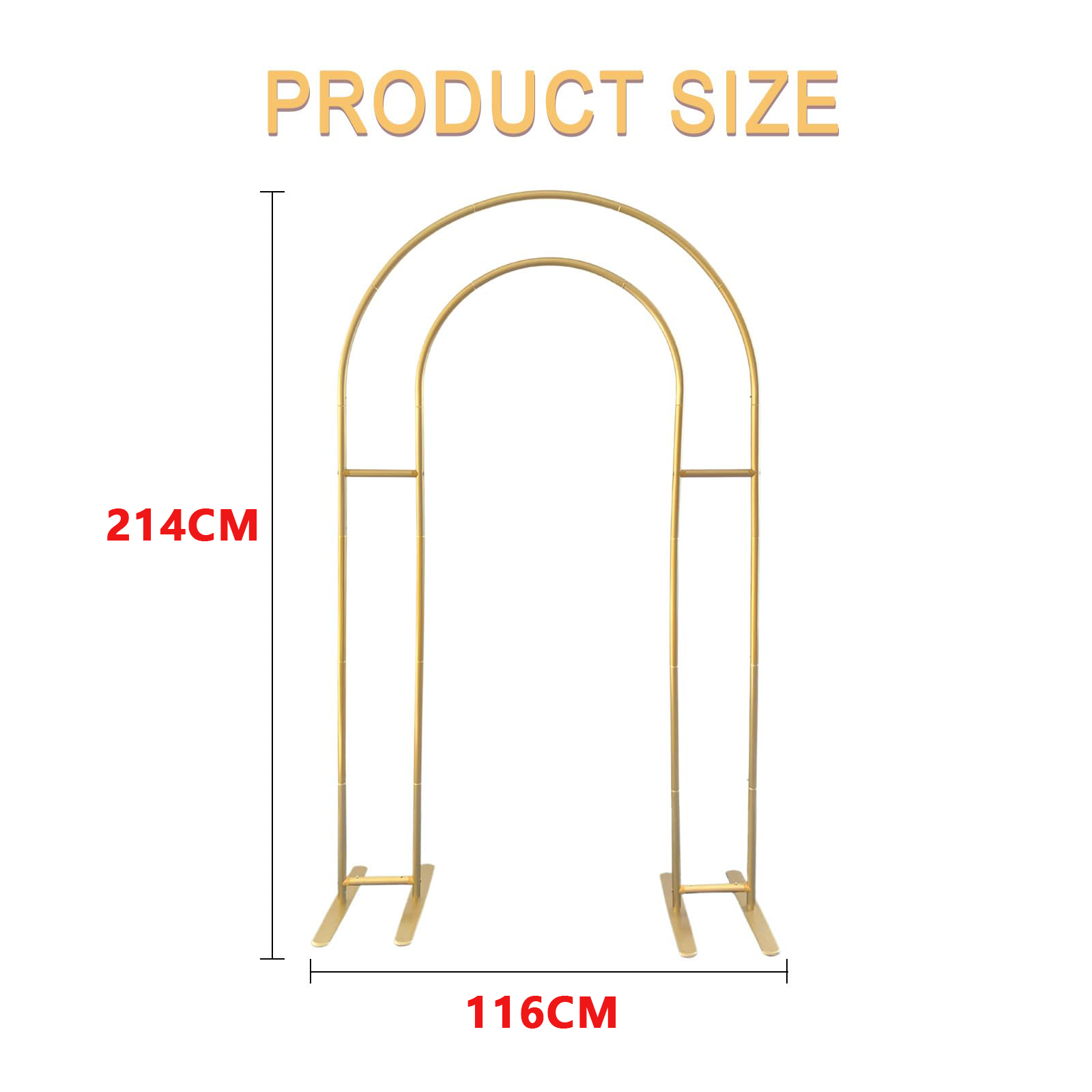 Open Arch Backdrop Stand, Doub - Balloon Arch Kit ulasan dan harga