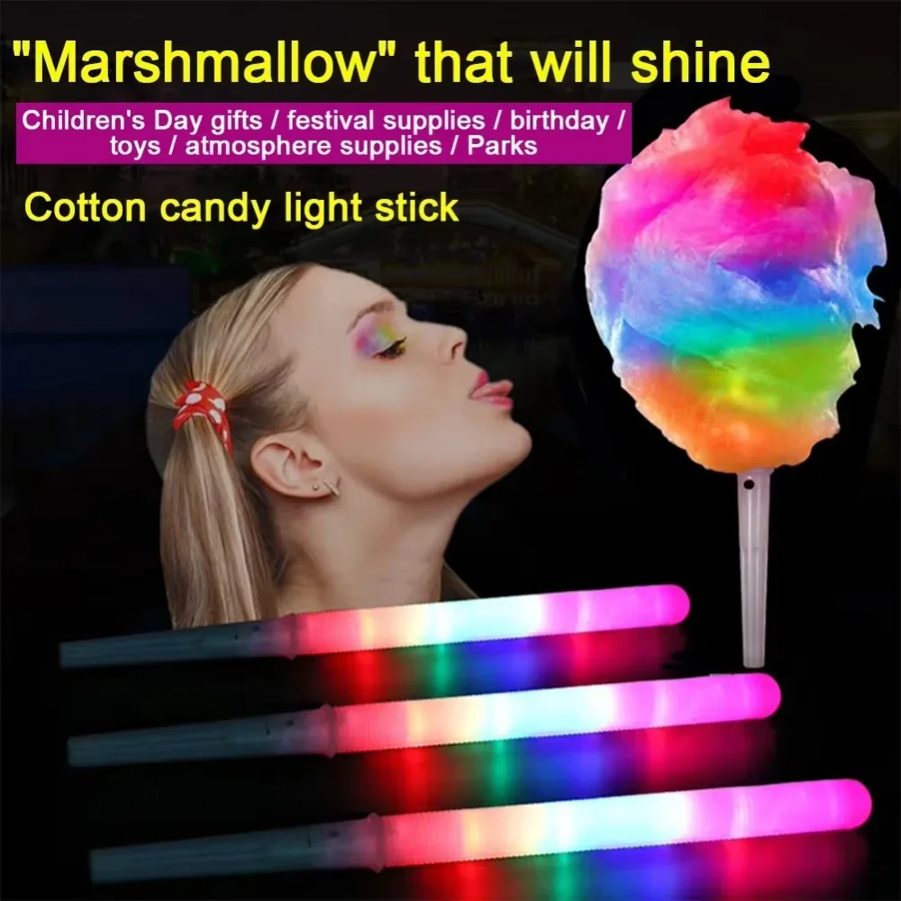 20Pcs Kpop Lightstick Colorful - Cotton Candy Cone ulasan dan harga