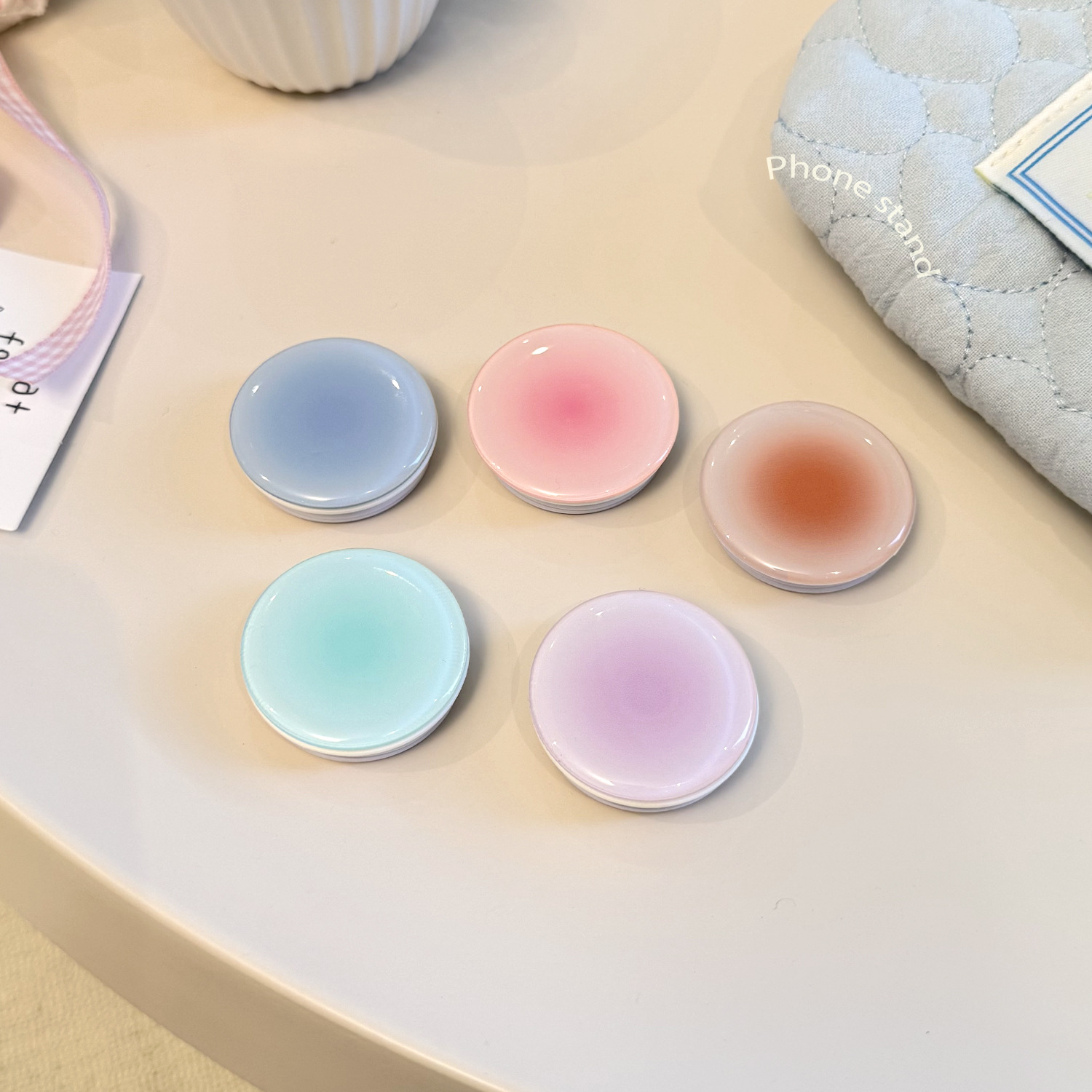 Ins Style Gradient Phone Grip  - Event Support ulasan dan harga