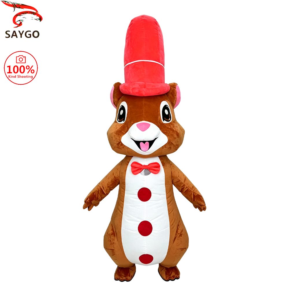 SAYGO Red Hat Squirrel Inflata - Event & Party Supply Photos ulasan dan harga