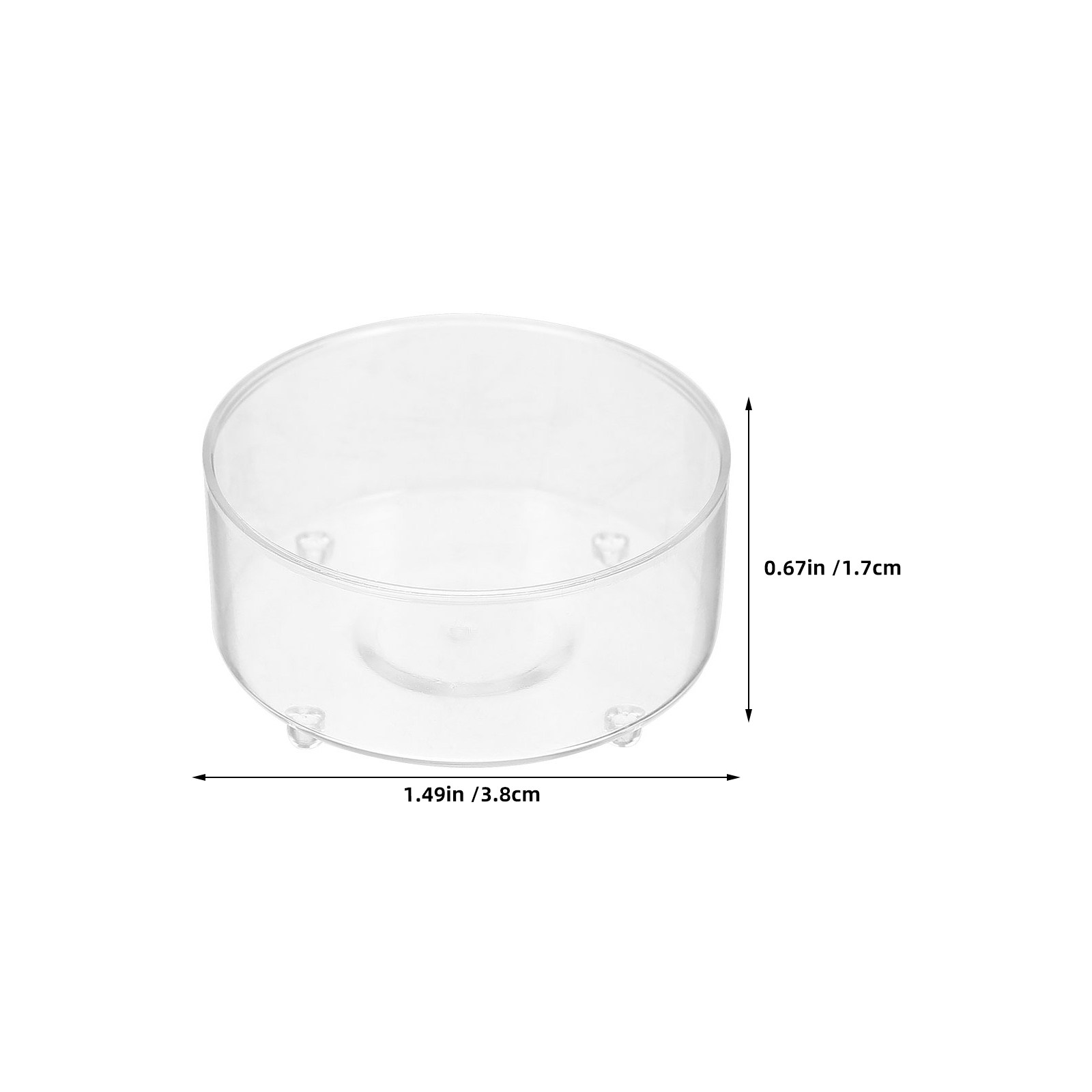 50Pcs Plastic Cups for Tealigh - Plastic Cup 50Pcs ulasan dan harga