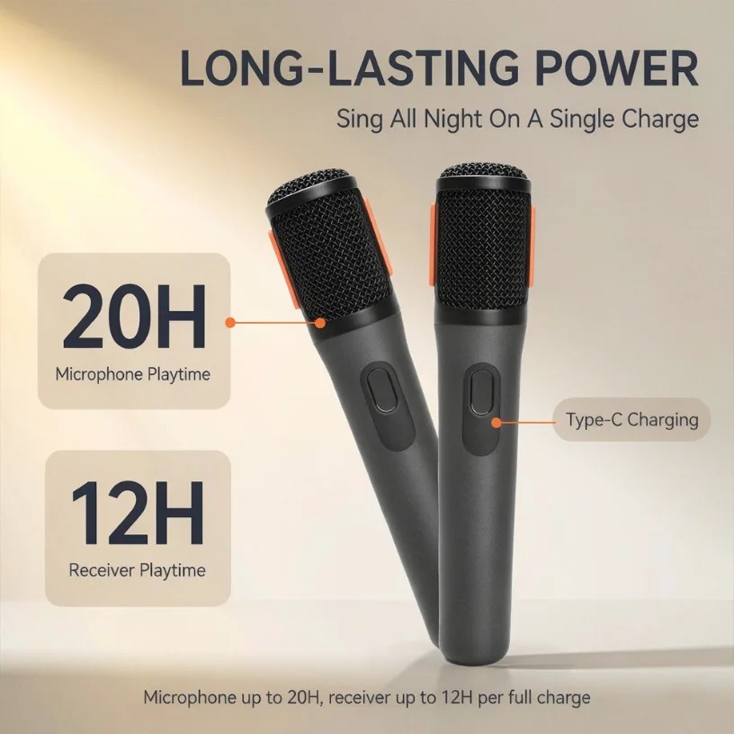 Wireless Microphone Dual Handh - Event & Party Supply Photos ulasan dan harga