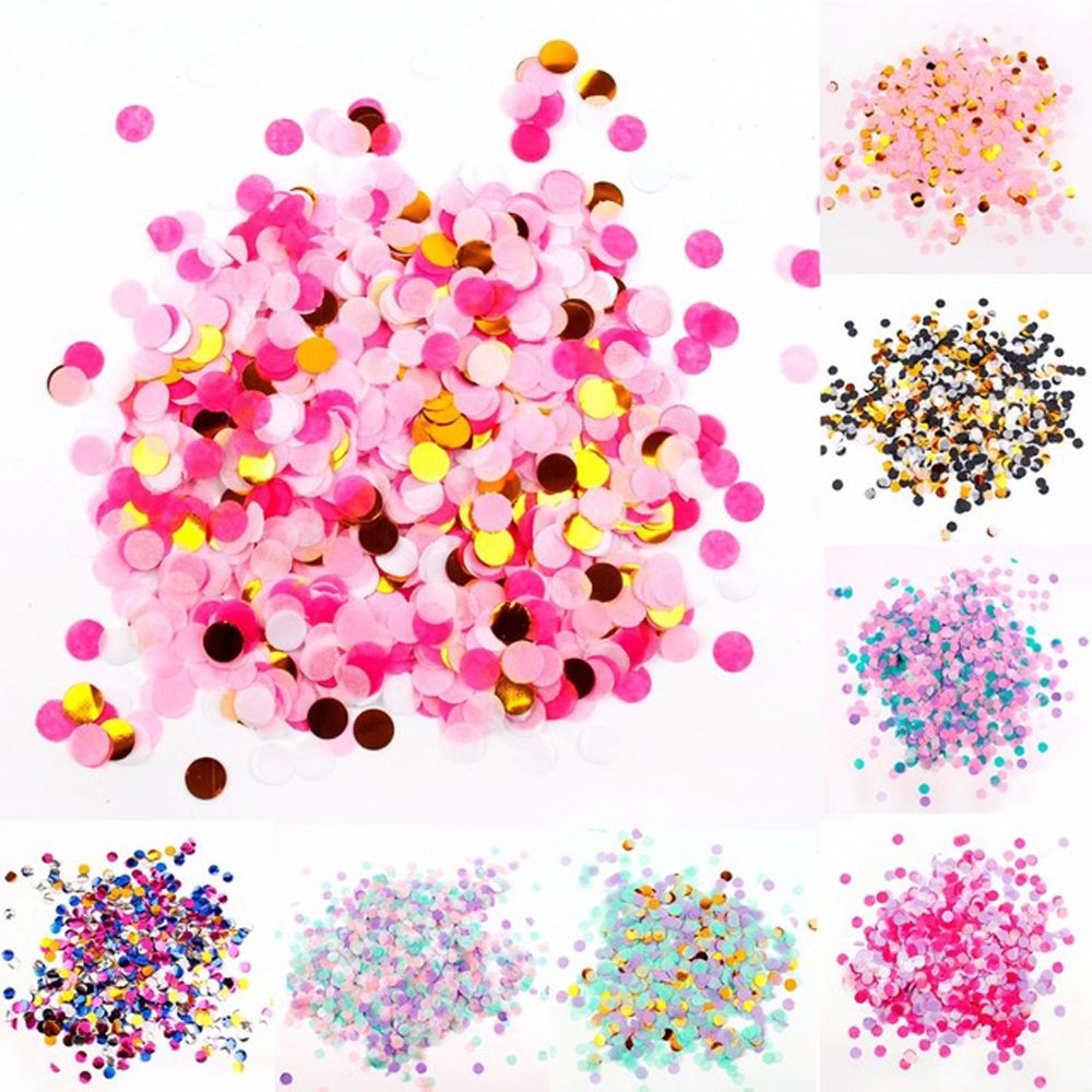 10g/bag Round Confetti Tissue  - Confetti Cannon Tube ulasan dan harga