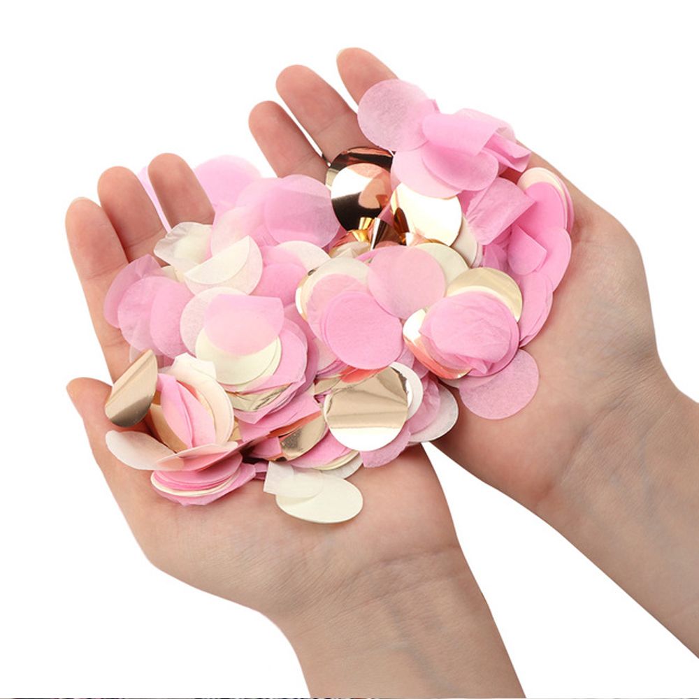 10g/bag Round Confetti Tissue  - Confetti Cannon Tube ulasan dan harga