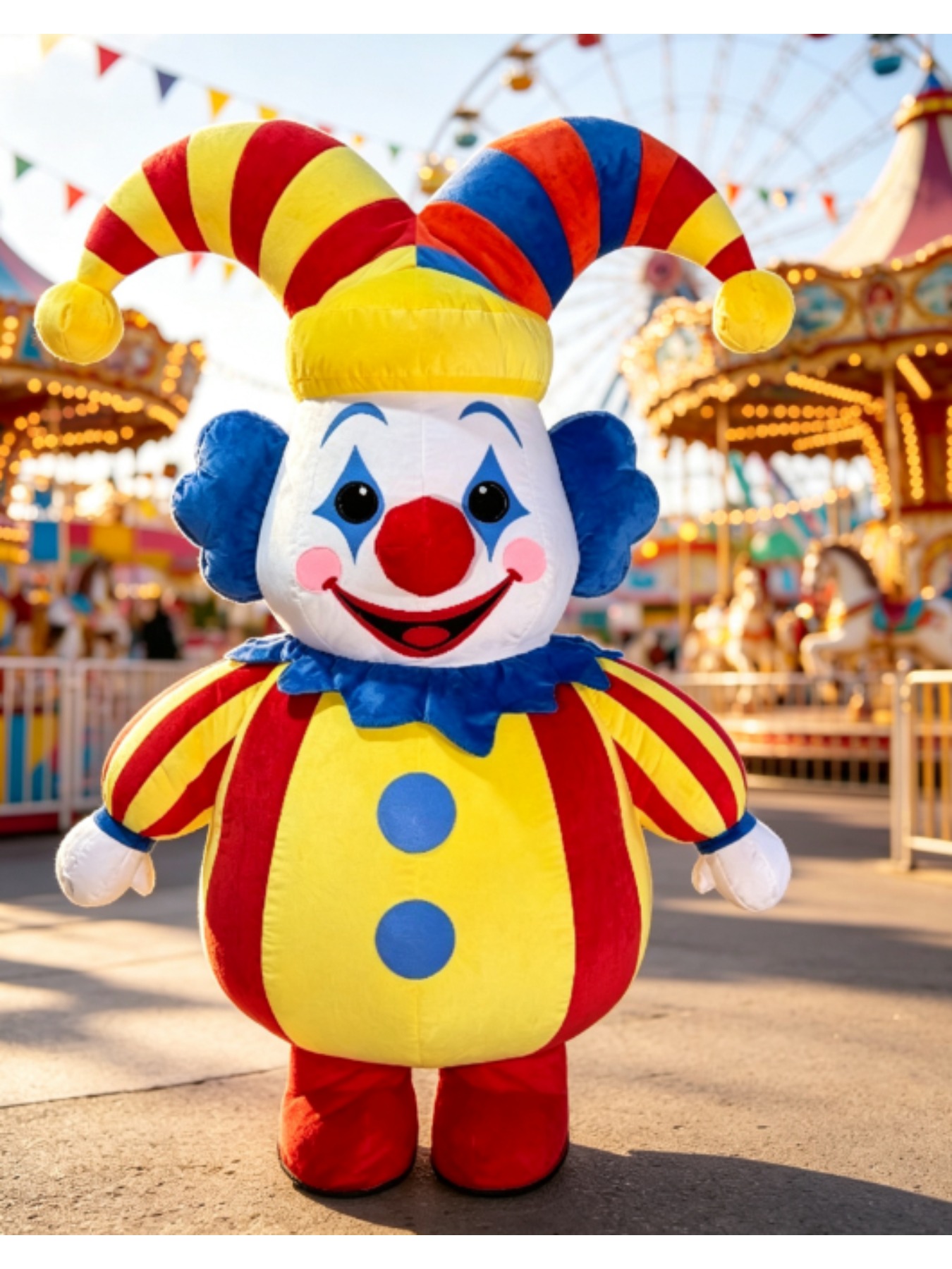 Inflatable Circus Clown Mascot - Event & Party Supply Photos ulasan dan harga