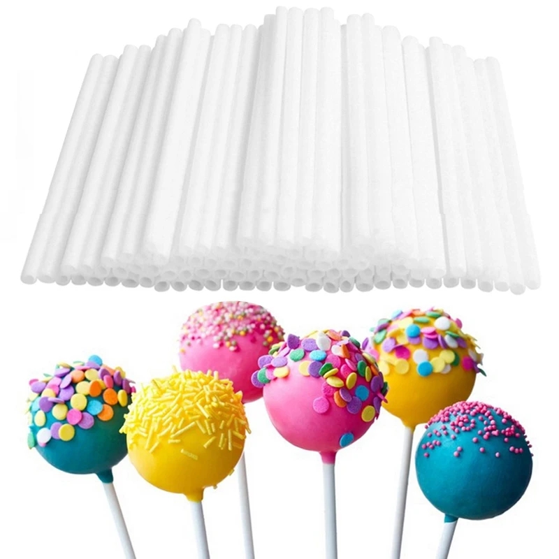 8/10/15cm Plastic Lollipop Sti - Cotton Candy Cone ulasan dan harga