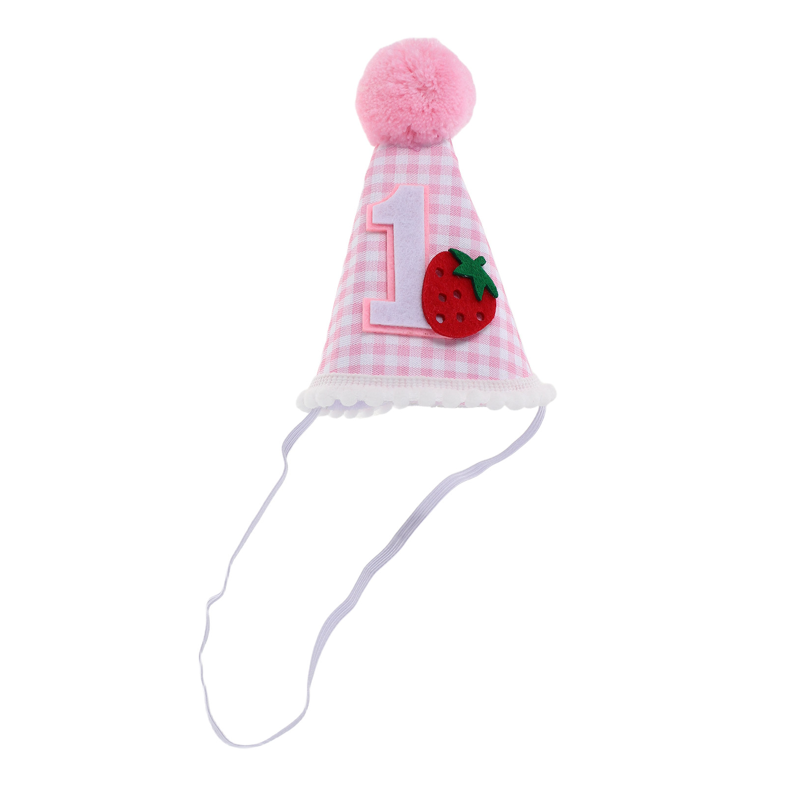Strawberry Cone Birthday Hat P - Party Hat Cone ulasan dan harga
