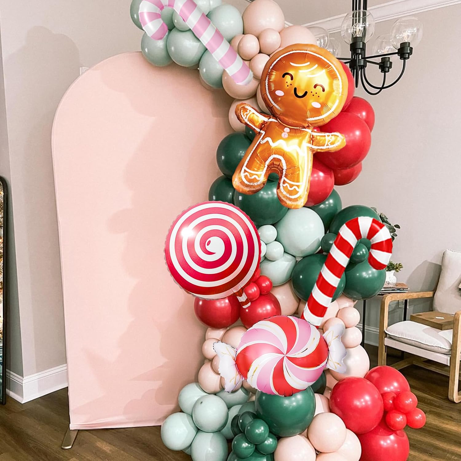 Christmas Balloon Garland Arch - Balloon Arch Kit ulasan dan harga