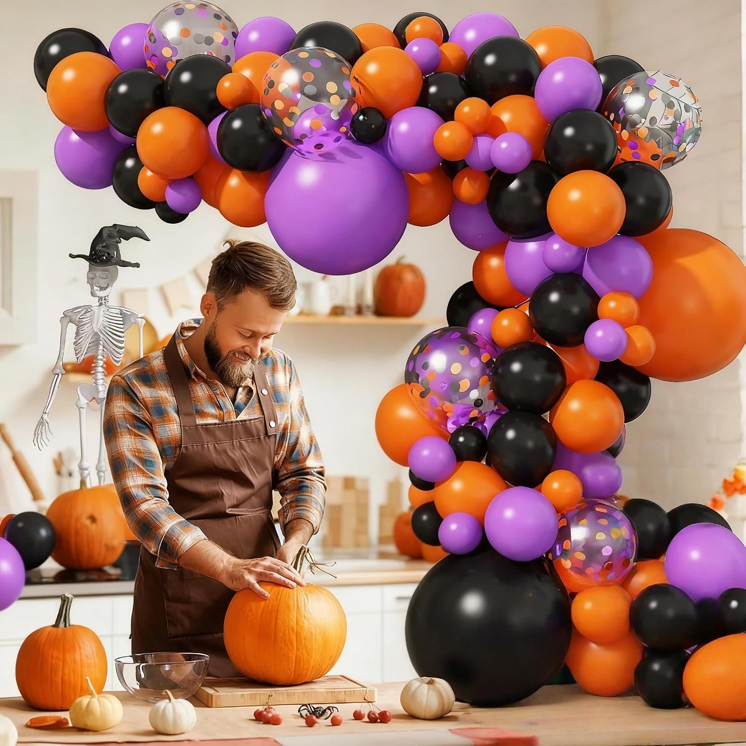 Jobkoo Halloween Balloon Arch  - Balloon Arch Kit ulasan dan harga