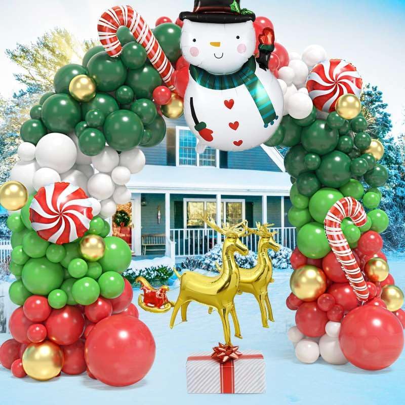 183Pcs Christmas Balloon Garla - Balloon Arch Kit ulasan dan harga