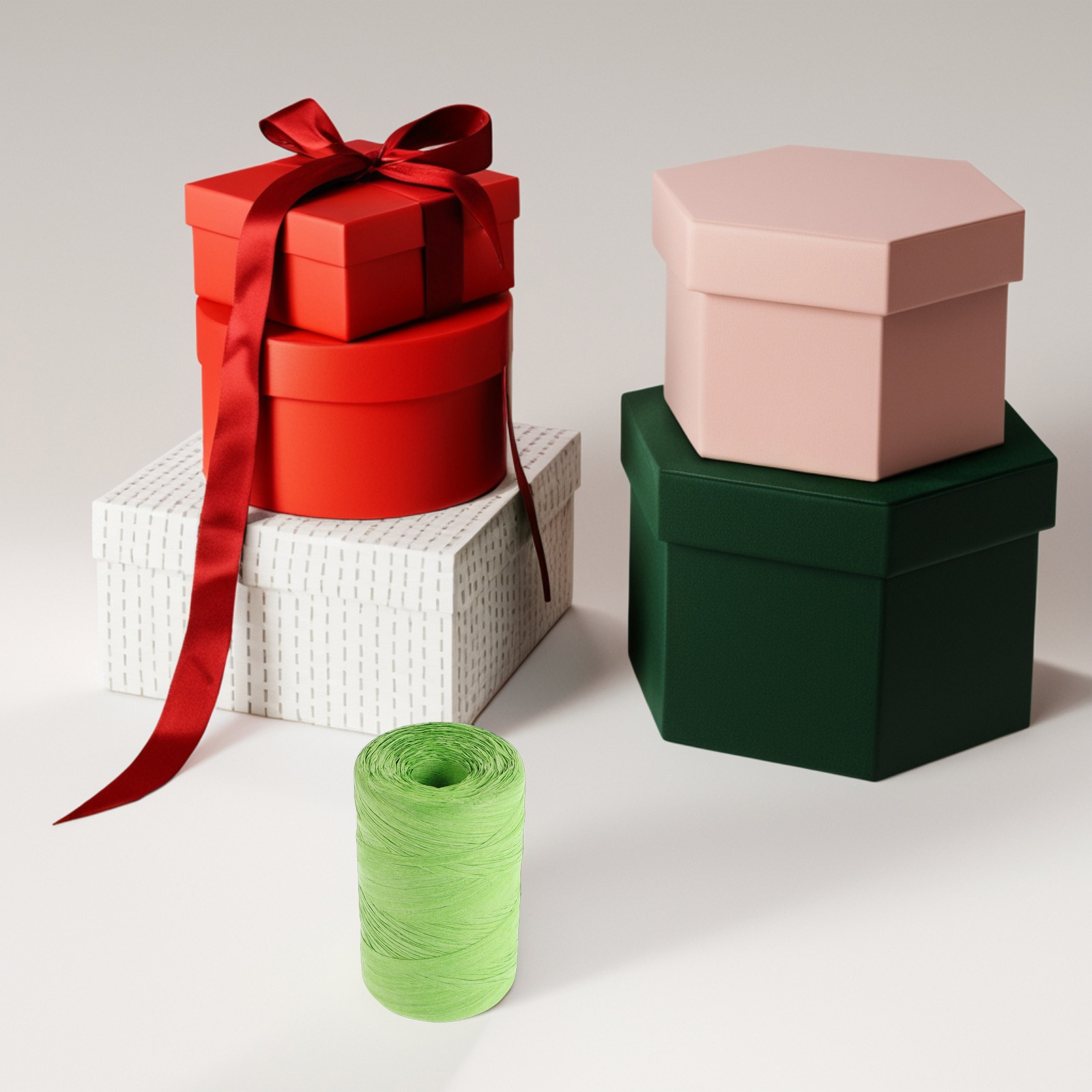 Raffia Paper Ribbon Colored Pa - Papercraft Supply Ribbon ulasan dan harga