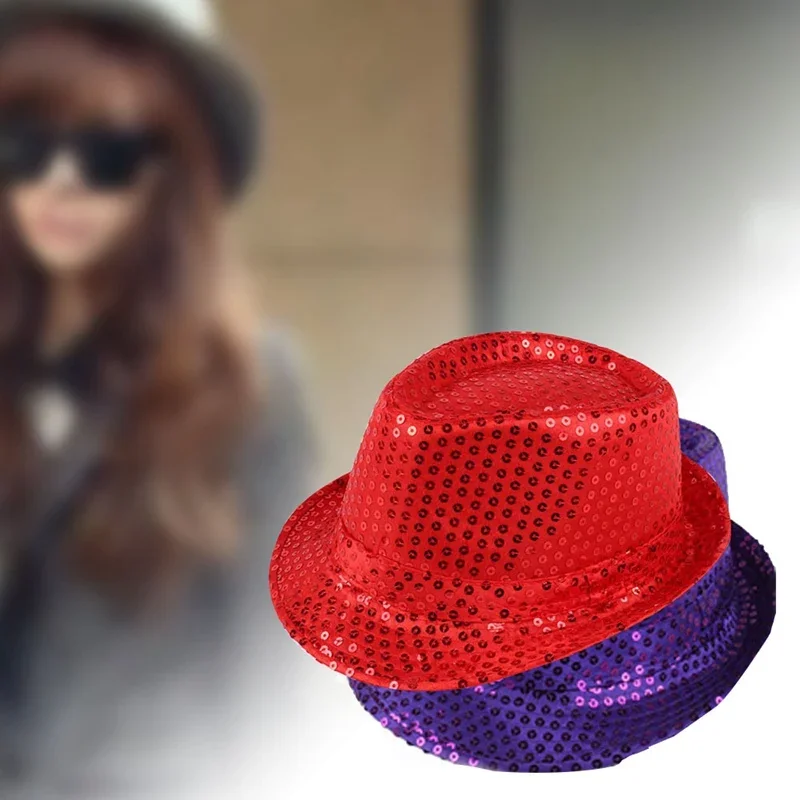 1 PC Jazz Hat Glitter Sequin C - Party Hat Cone ulasan dan harga