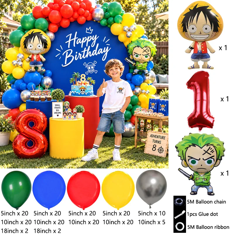 One Piece Party Balloon Garlan - Balloon Arch Kit ulasan dan harga