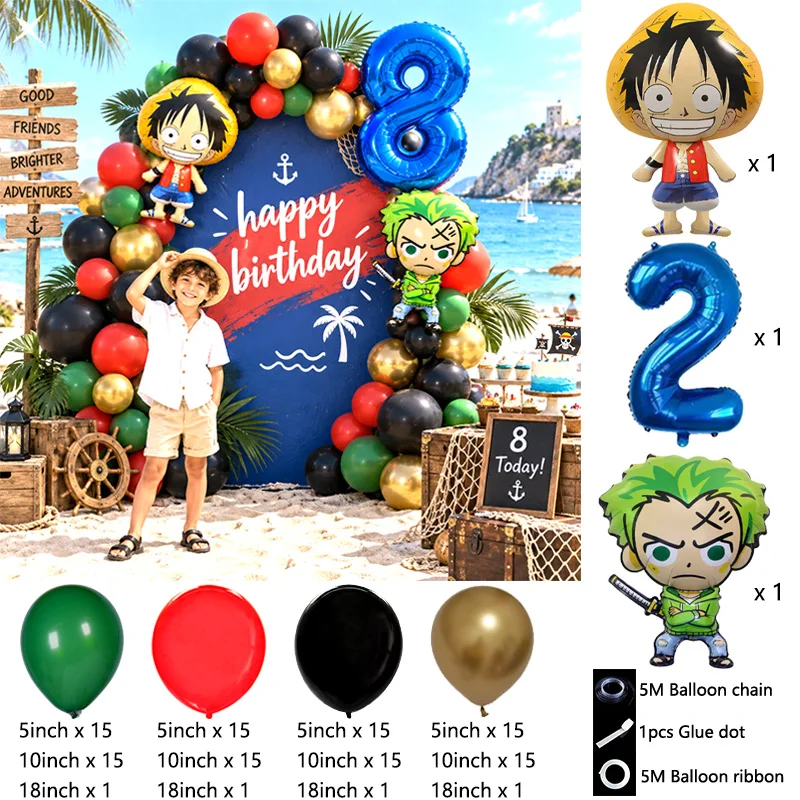 One Piece Party Balloon Garlan - Balloon Arch Kit ulasan dan harga