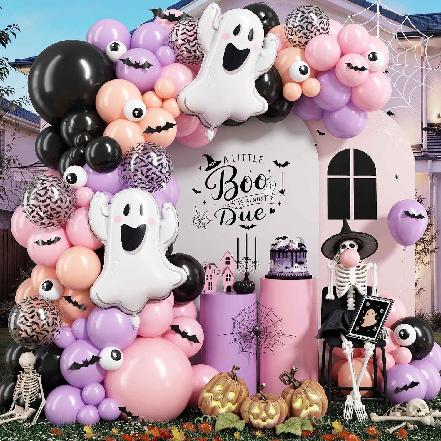 Halloween Balloons Garland Arc - Balloon Arch Kit ulasan dan harga