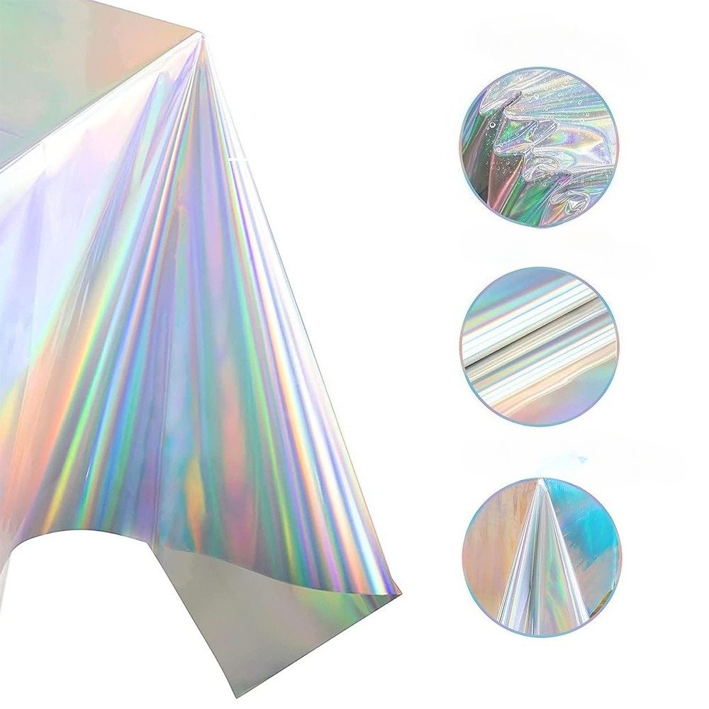 Holographic Party Tablecloth D - Table Cloth Disposable ulasan dan harga