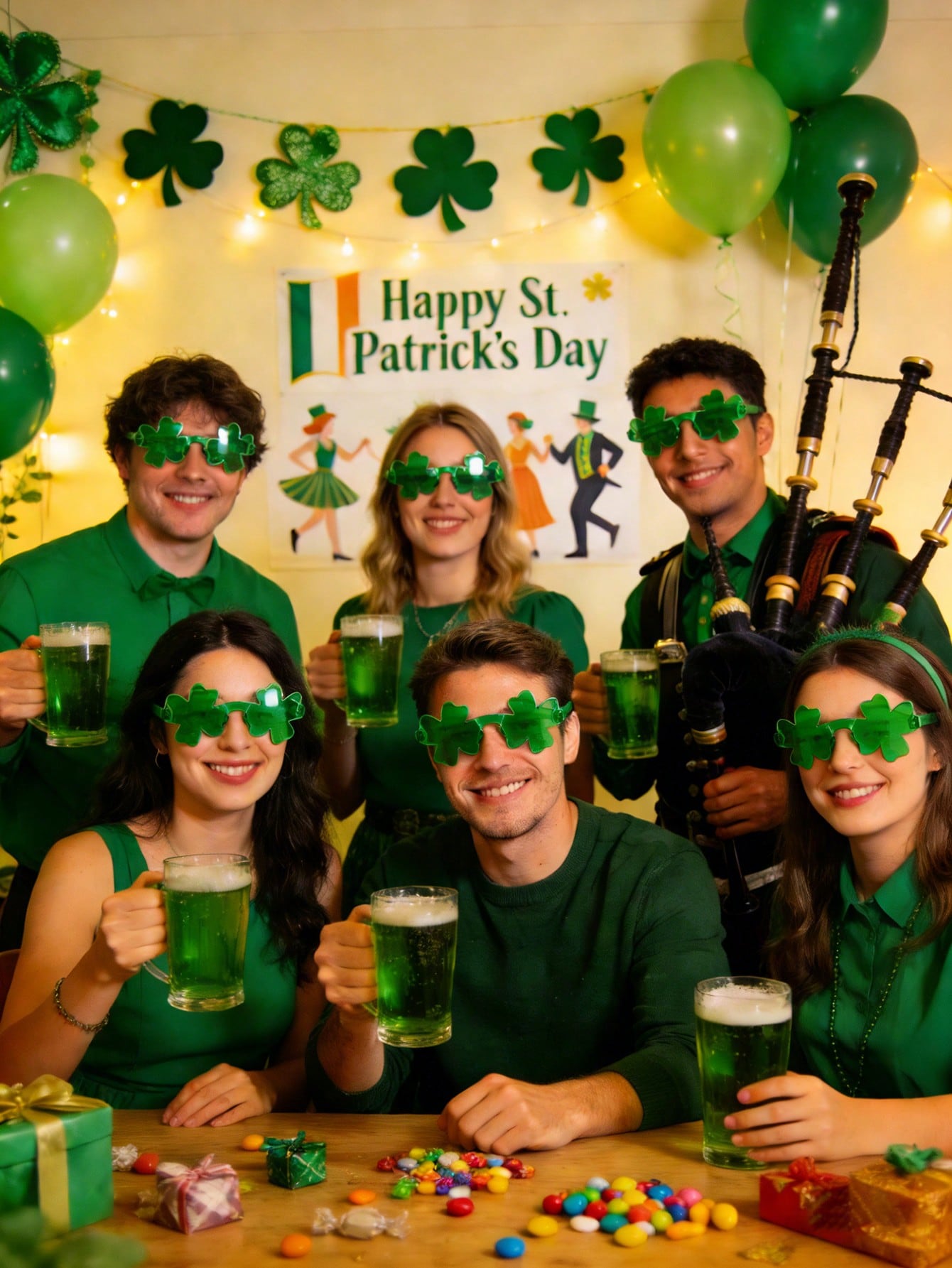 12/6/1 Pair St. Patrick's Day  - Event & Party Supply Photos ulasan dan harga