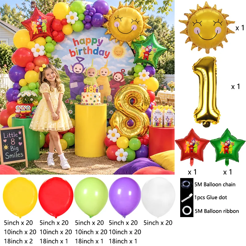 Teletubbies Kids Character Bal - Balloon Arch Kit ulasan dan harga