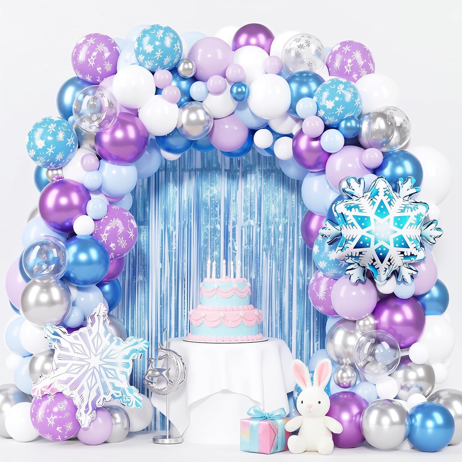 148Pcs Frozenn Balloons Arch K - Balloon Arch Kit ulasan dan harga