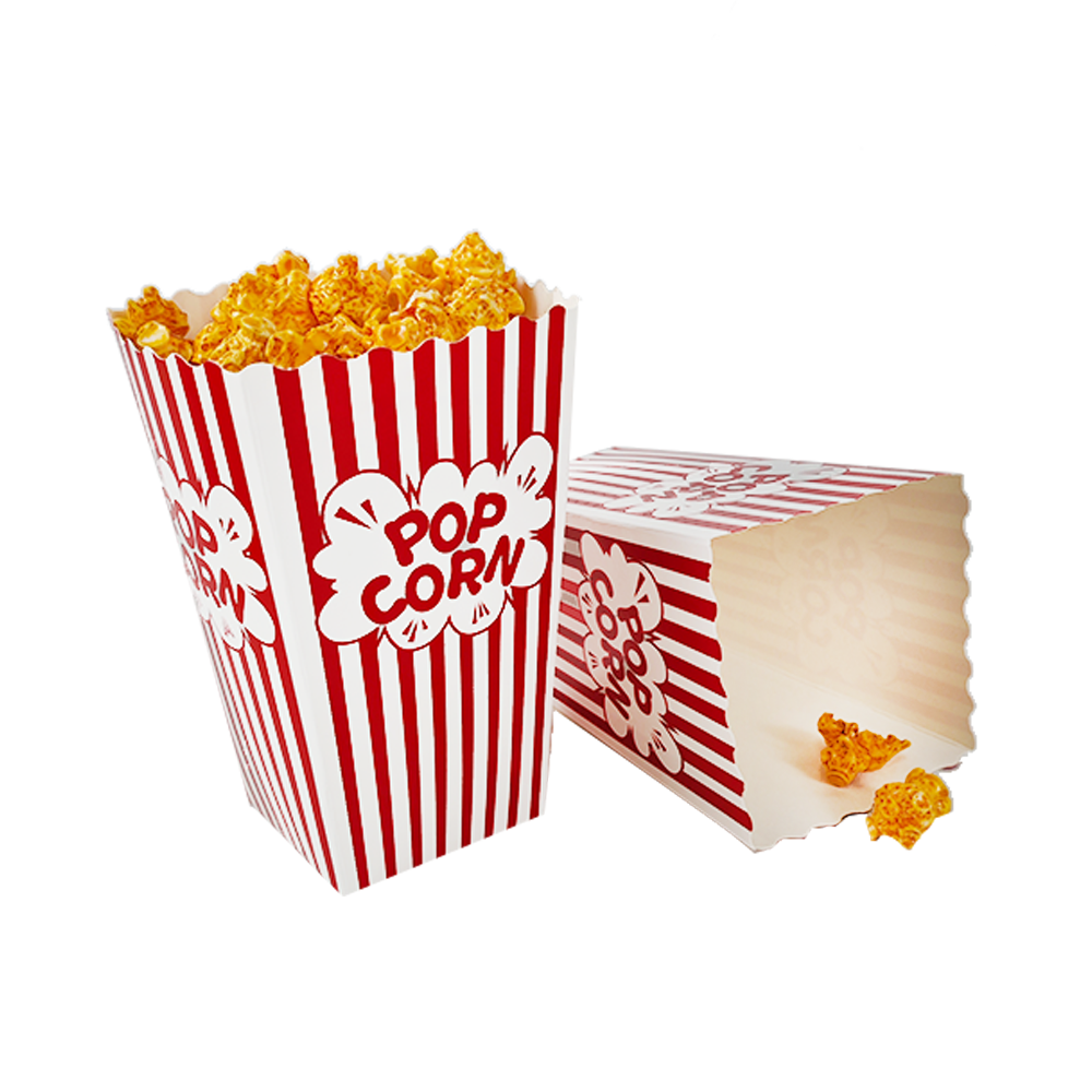 10-50Pcs Popcorn Paper Boxes B - Cotton Candy Cone ulasan dan harga