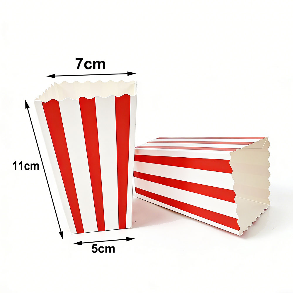10-50Pcs Popcorn Paper Boxes B - Cotton Candy Cone ulasan dan harga